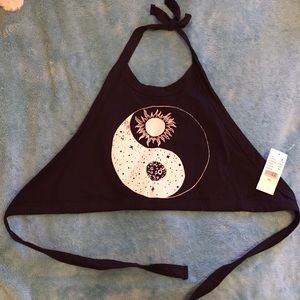 PacSun/LA Hearts Halter Crop-Top