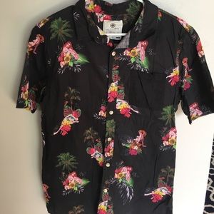 PacSun hawaiian print short sleeve button-down