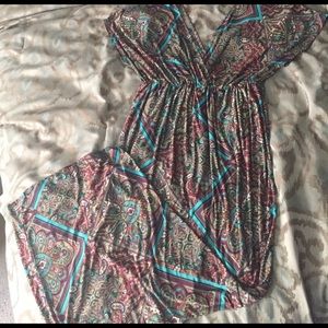 Rhapsody Printed Maxi Dress