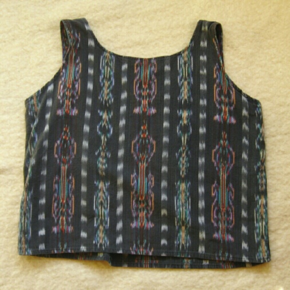 Tops - Sleeveless Guatemalan Ikat Top Tops - Sleeveless Guatemalan Ikat Top