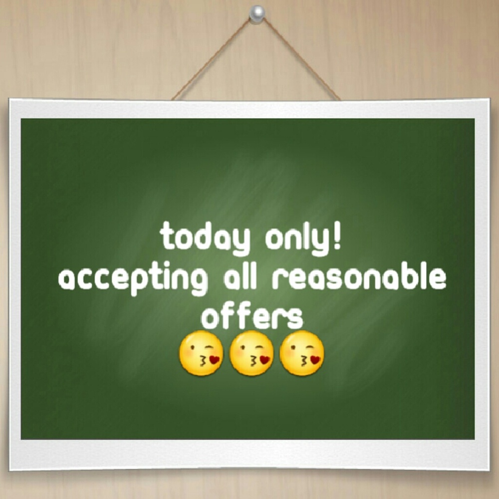 All offers accepted today only!!!!