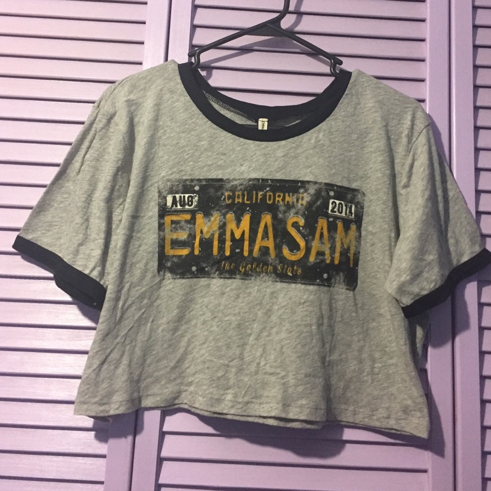 Emma and Sam crop top