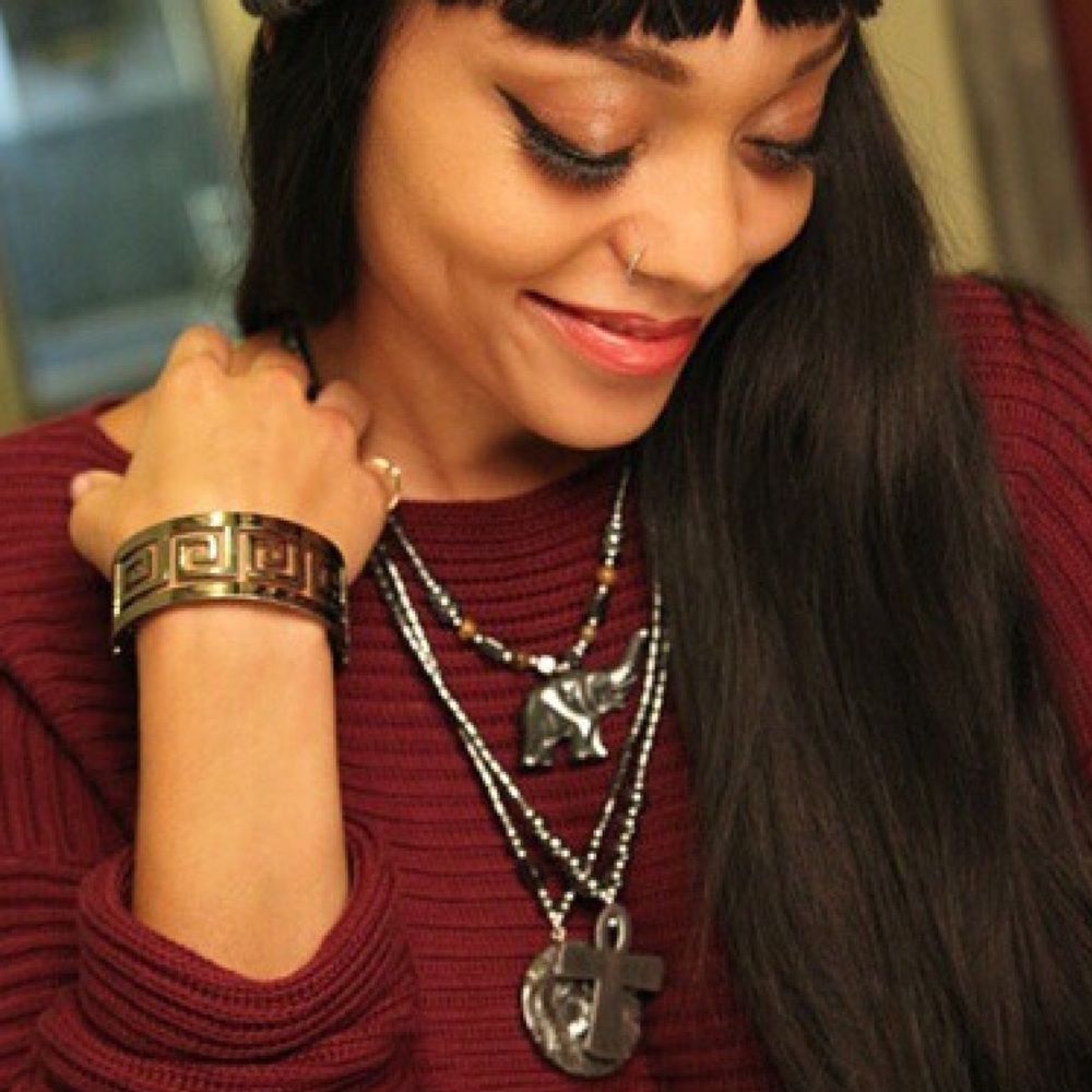 Unisex Hematite 20" Necklace