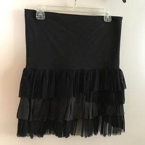 Free People ruffle bottom skirt