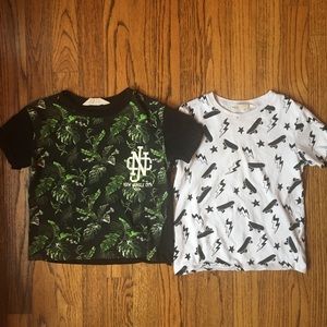 2 Trendy Little Boy H&M Shirts