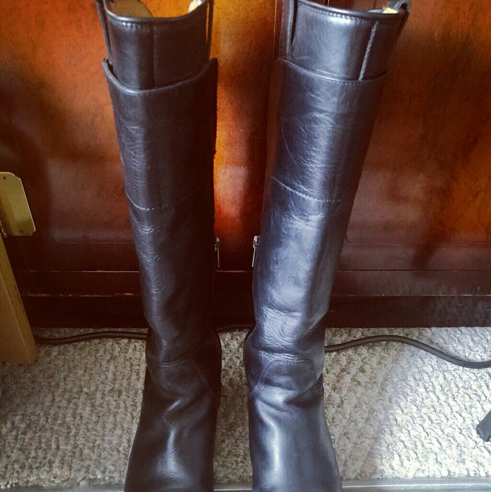 Frye Paige black Tall Riding Boots size 6.5