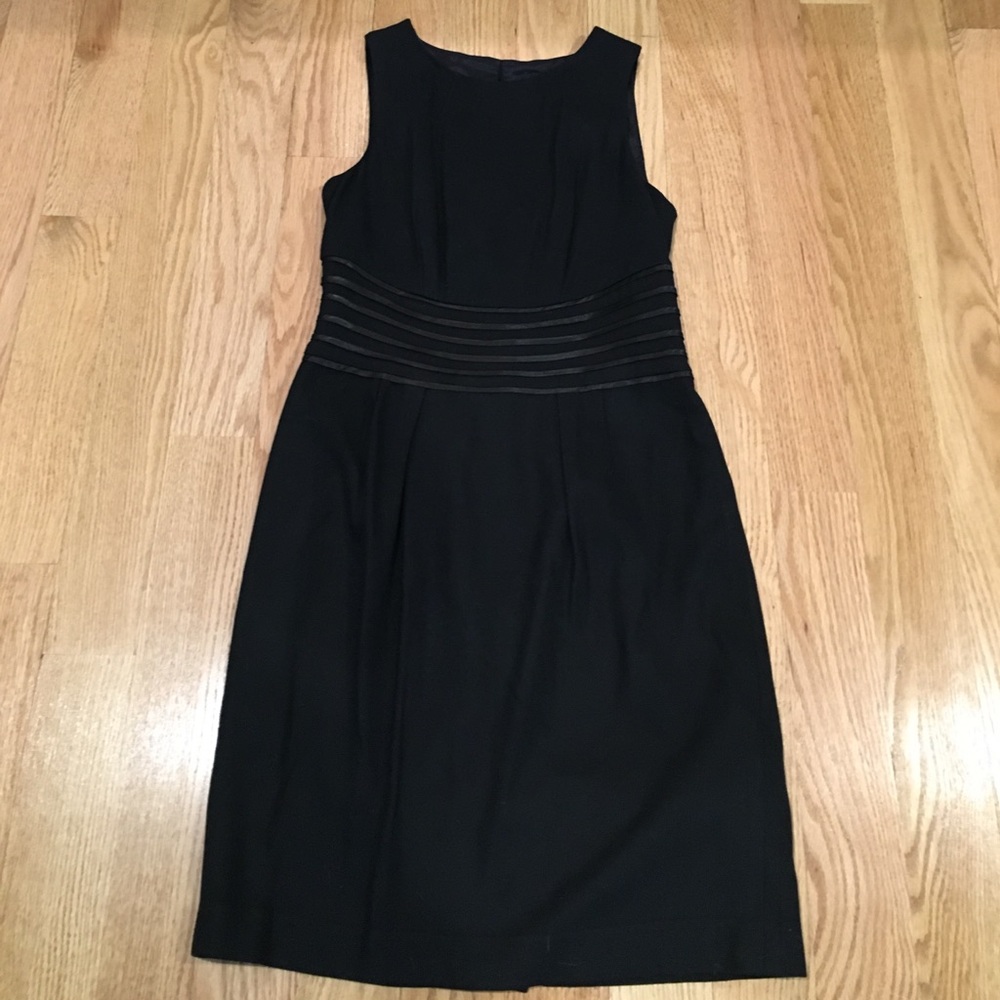 Black sheath dress
