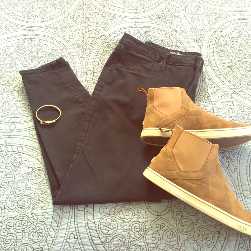 Mossimo Denim Black Mid-Rise Jegging, 14 short