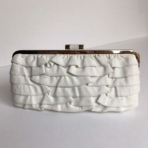 Bebe Leather Clutch