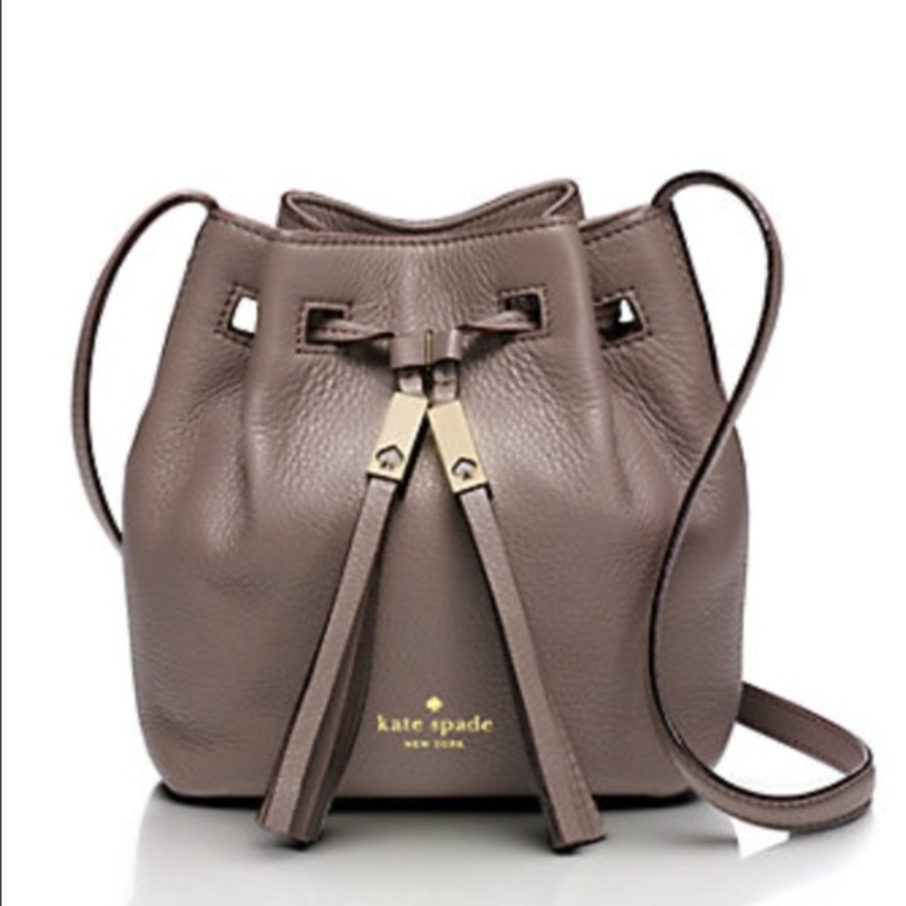 Kate Spade grey st tiny cooper crossbody