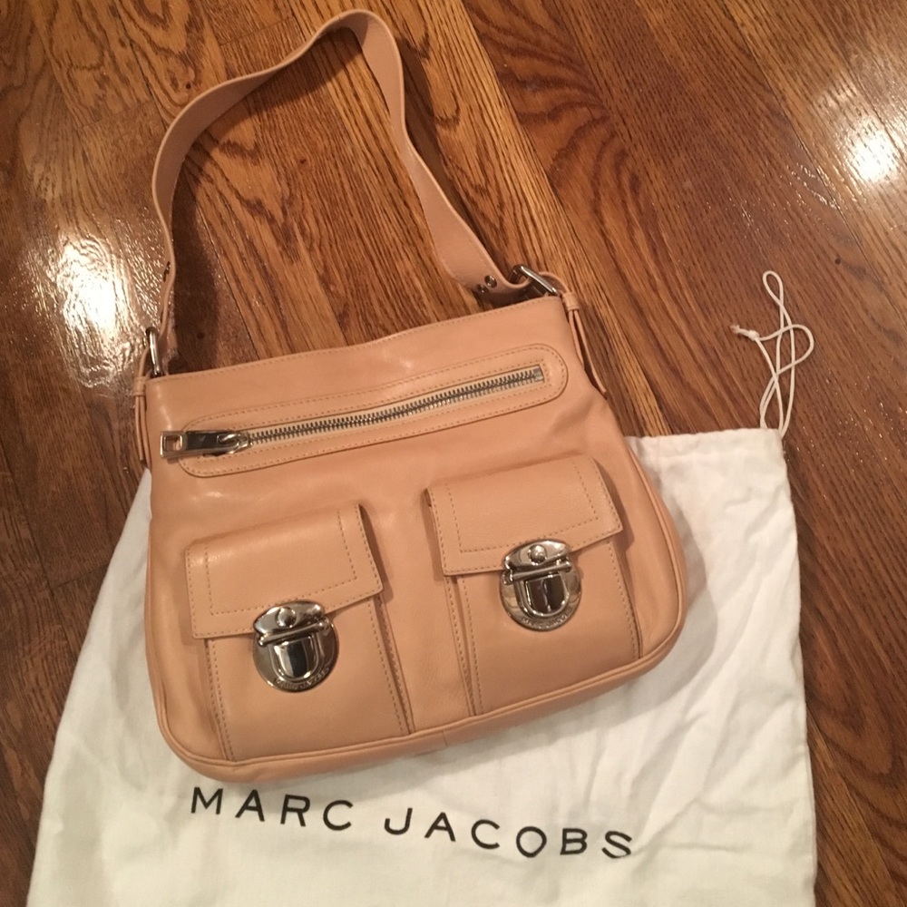 Like new MARC JACOBS shoulder bag; rare blush!