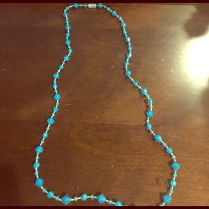 Blue Beaded Necklace