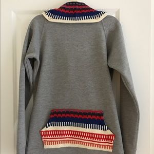 ROXY knit hood, fleece lined sweater