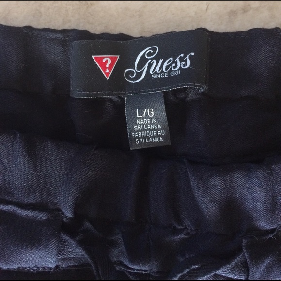 Guess drawstring pants. Size Large. Excellent cond - Picture 2 of 3
