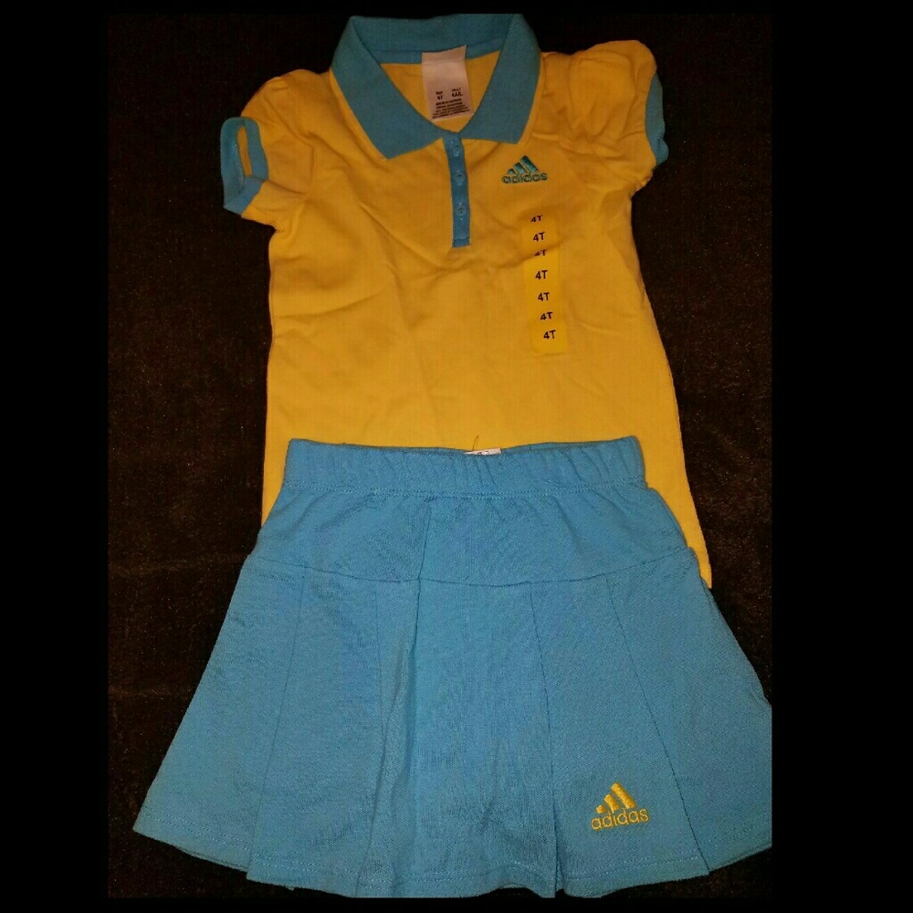 Girls Adidas tennis outfit