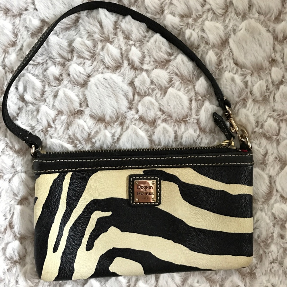 Dooney and Bourke animal print wristlet