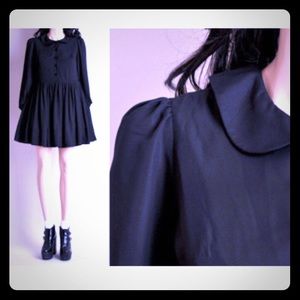 Erin Fetherston black Peter Pan collar dress