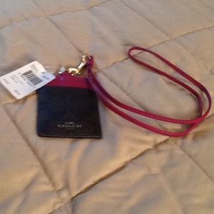 Coach ID pouch