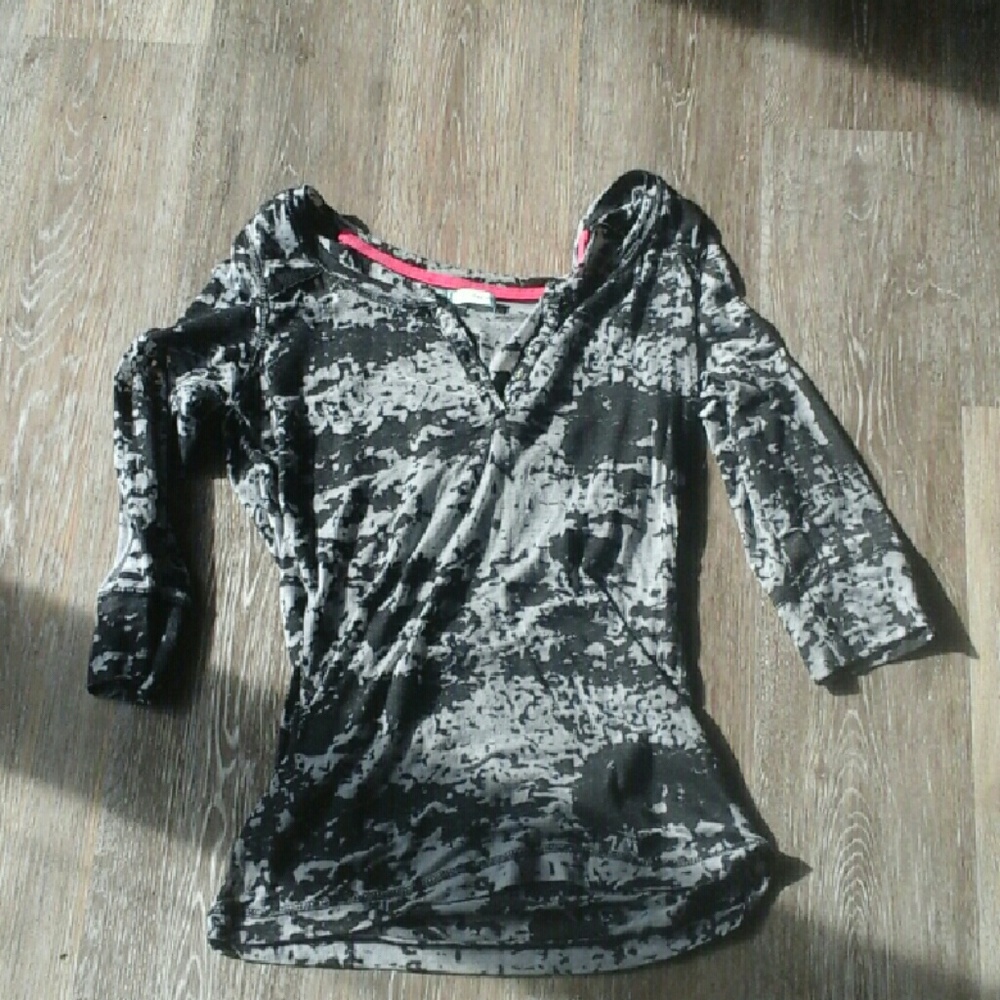Maurices Burnout Henley
