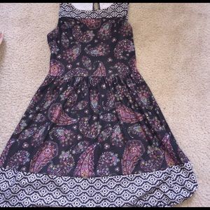 Paisley Pattern Dress