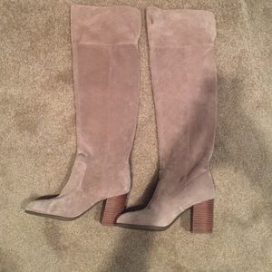 Jessica Simpson over the knees suede boots