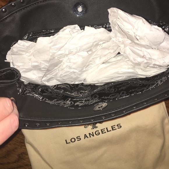 LIKE NEW black CHRISTIAN AUDIGIER clutch w/metal!! - Picture 4 of 4