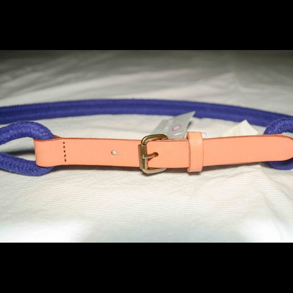 Athleta Nautical Rope and Leather Belt - Picture 2 of 3