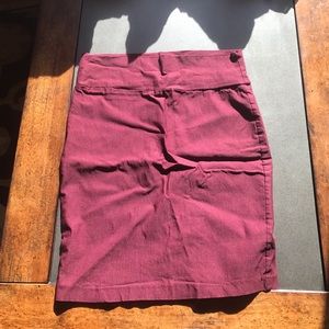Maroon body con skirt