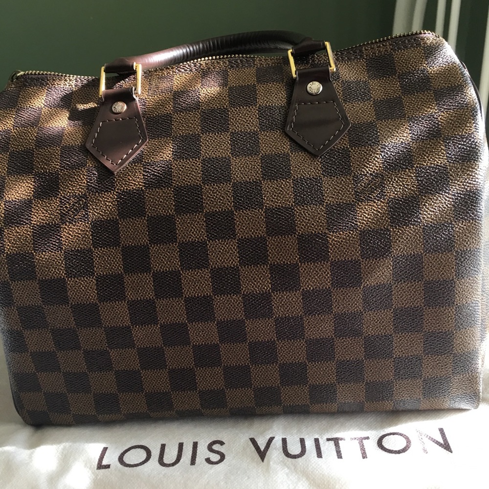 Checkered Brown Bag.