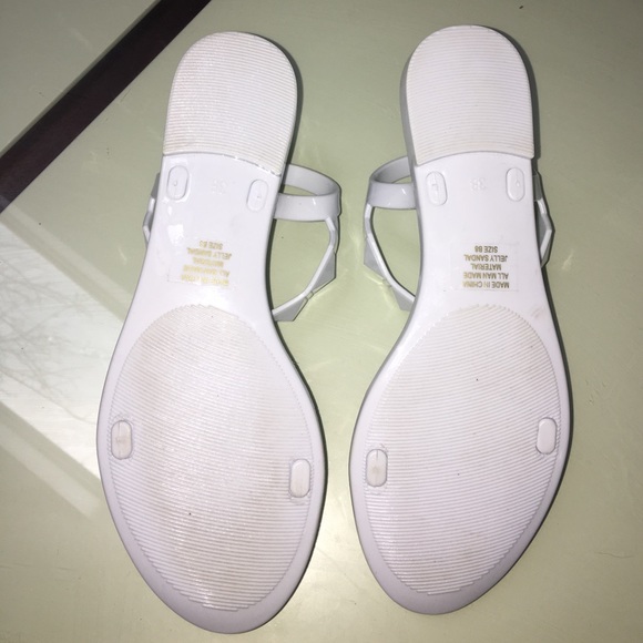 Sz9 Rebecca Minkoff White Studded Design Sandals - Picture 3 of 3