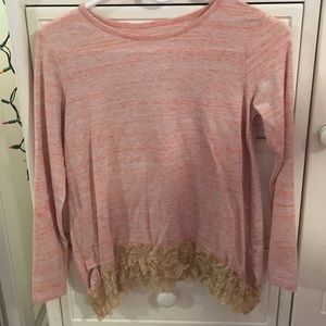 Pink adorable long sleeve top