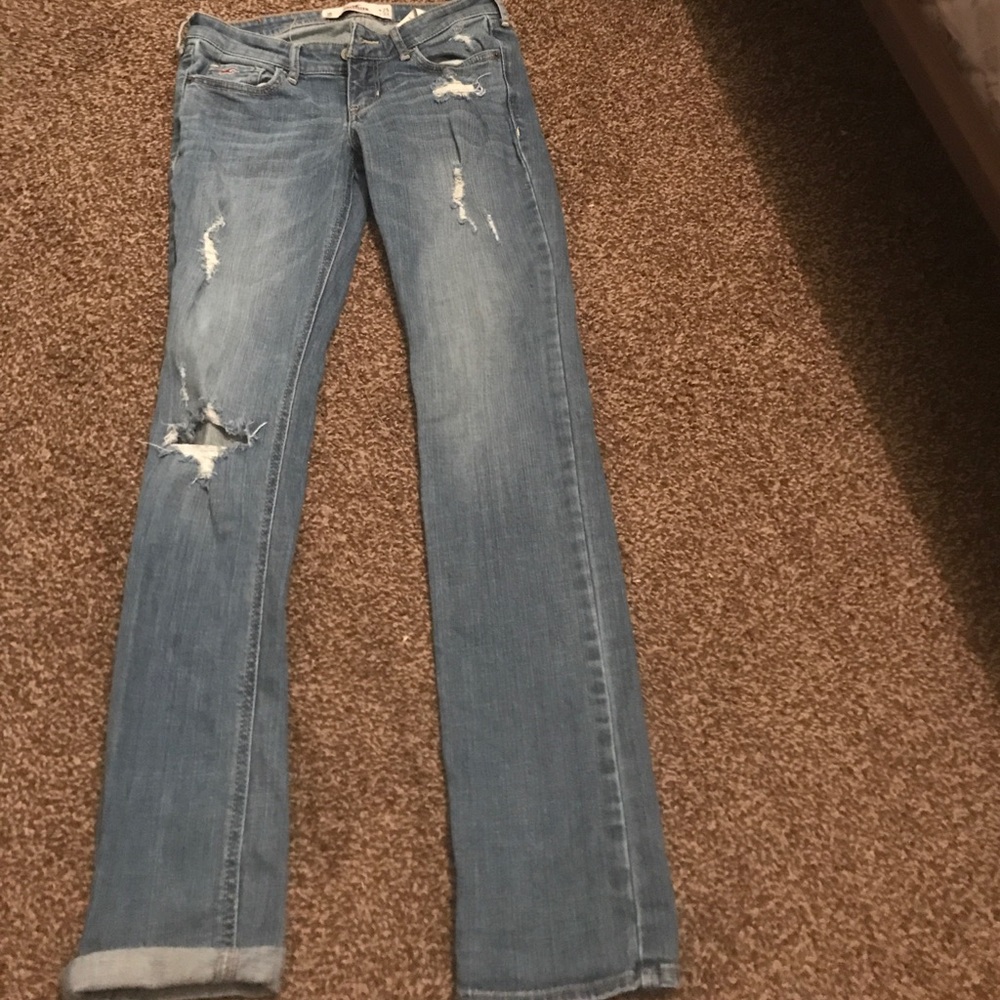 Hollister straight legged jeans