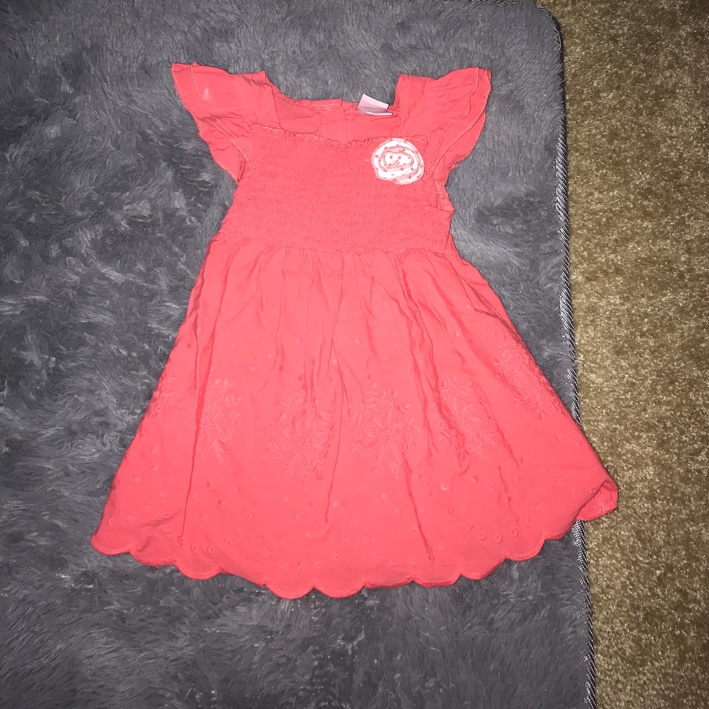 Pink orangey dress