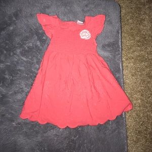 Pink orangey dress