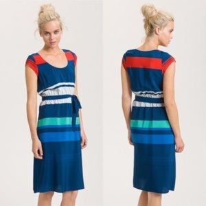 Presley Skye Stripe Silk Dress Presley Skye Stripe Silk Dress