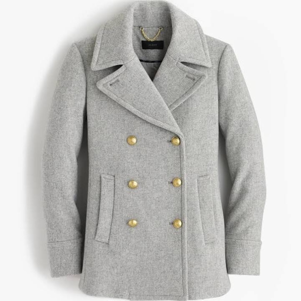 JCREW heather gray coat