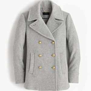JCREW heather gray coat