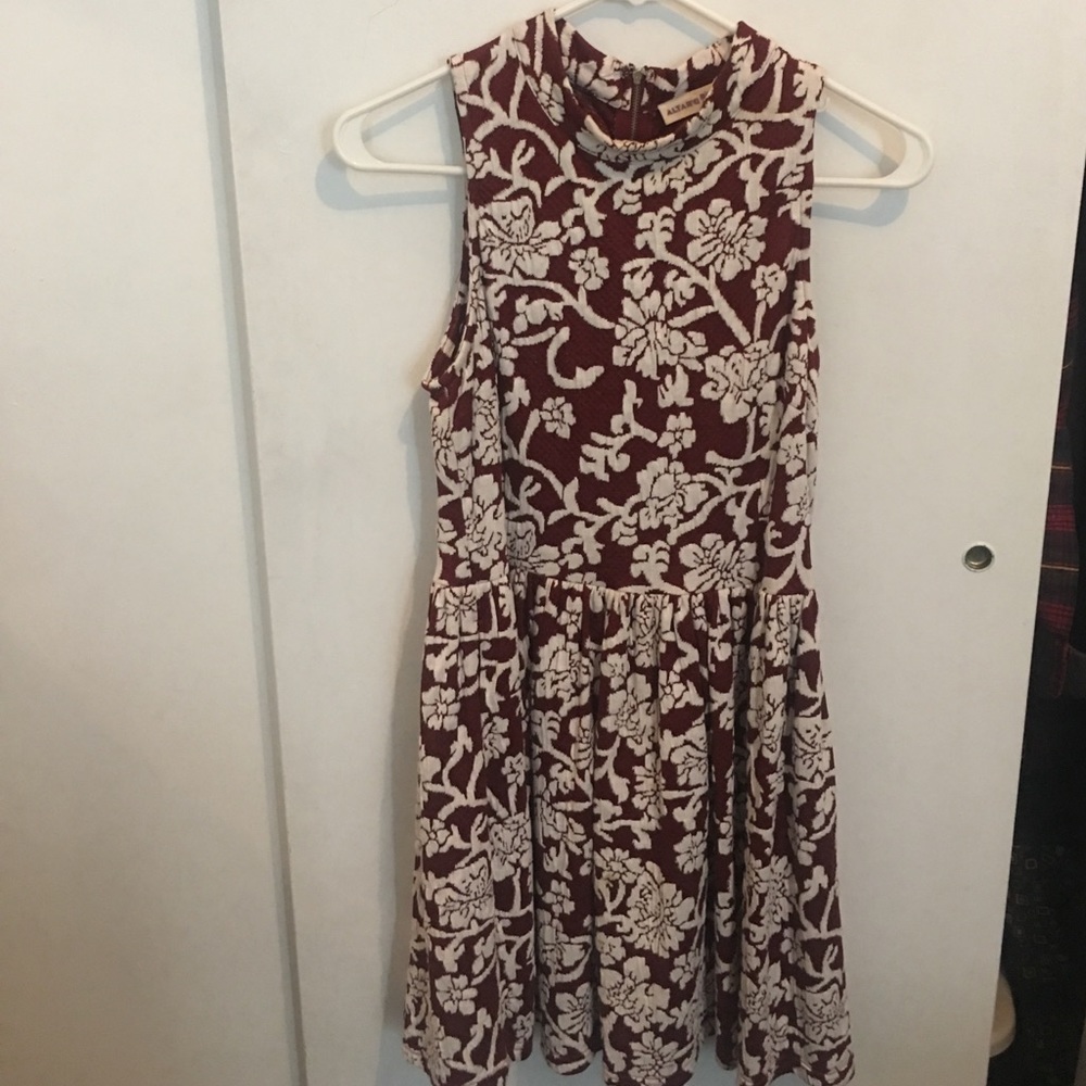 Medium print dress, super cute!
