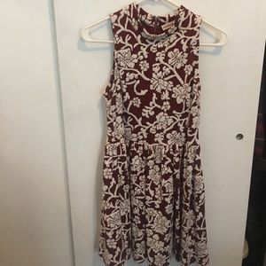 Medium print dress, super cute!
