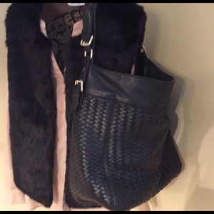 Deux Lux Purse black leather in good condition!