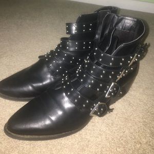 Studded Booties