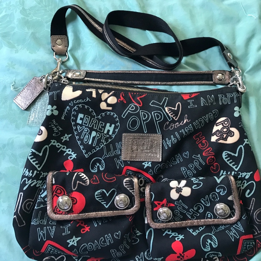 Coach poppy shoulder bag