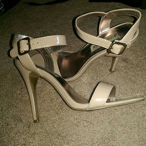Classic Patten strapy nude heels