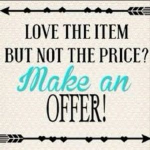 Please no low balls, thanks!