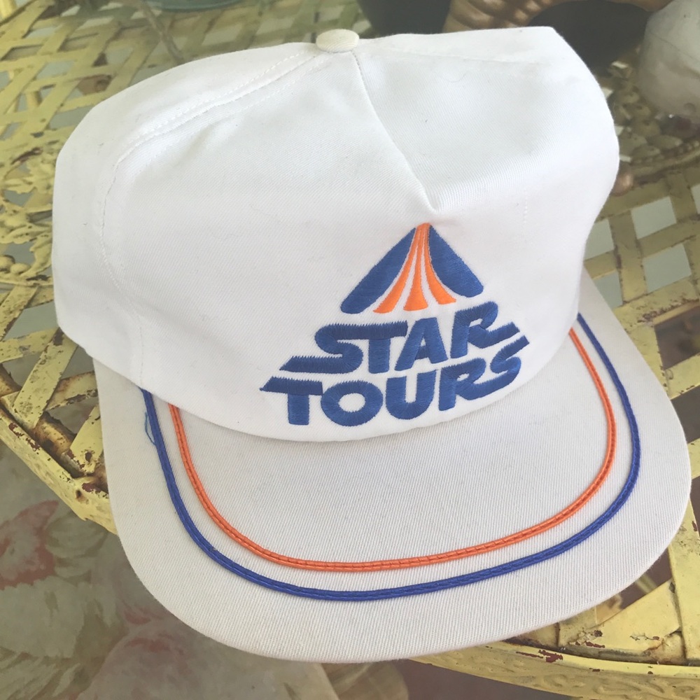 Vintage star tours Star Wars Disney hat