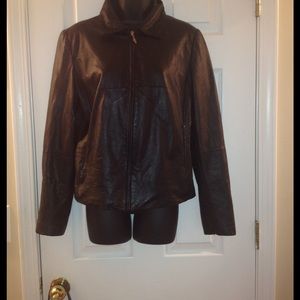 Wilson's black leather women's jacket