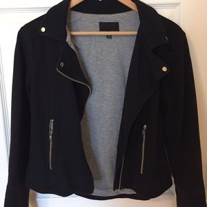 Cynthia Rowley knot moto jacket