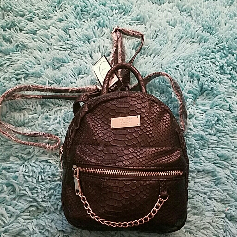 Black BCBG Paris Mini BackPack