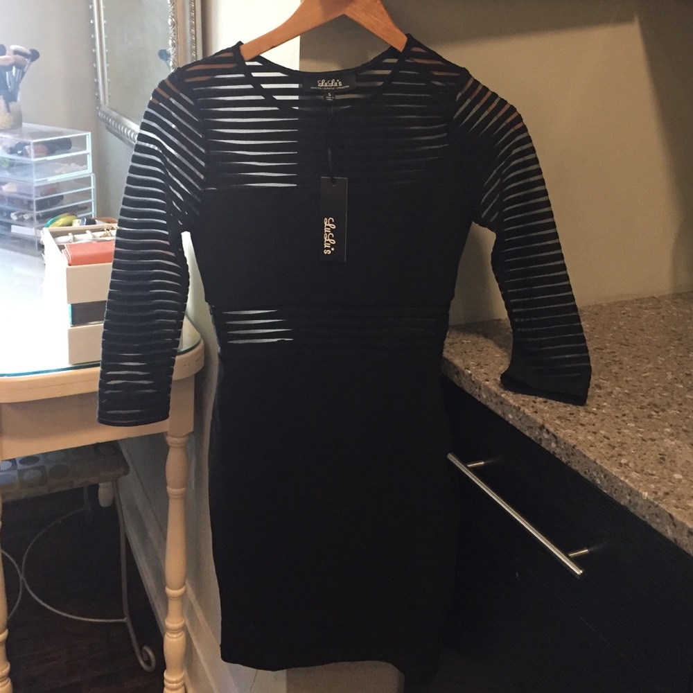 Sexy Black Cocktail Dress from Lulu's