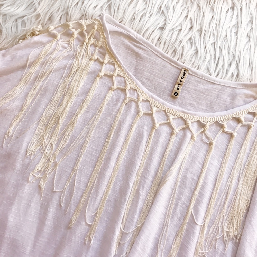 • LF • Fringe Crop Top - Picture 3 of 3